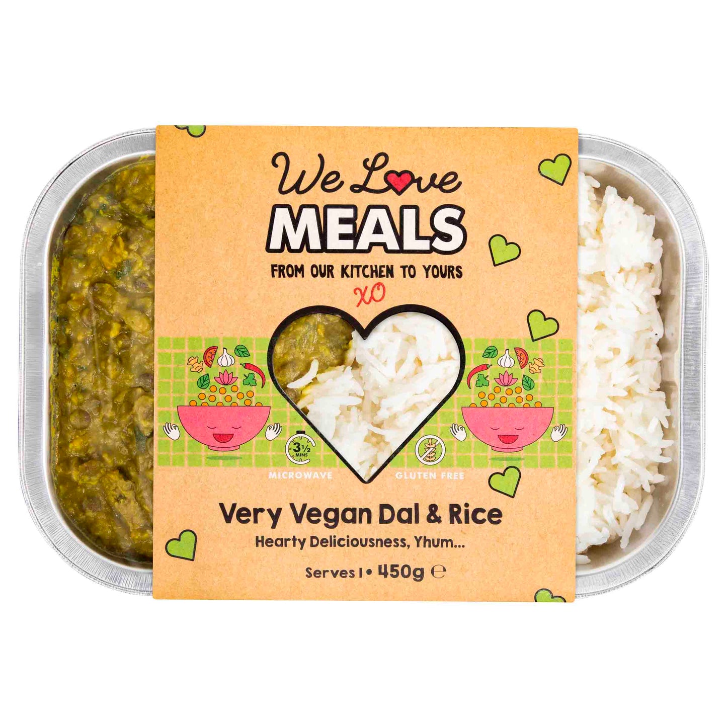 WeLove Meals Very Vegan Daal & Rice 450g